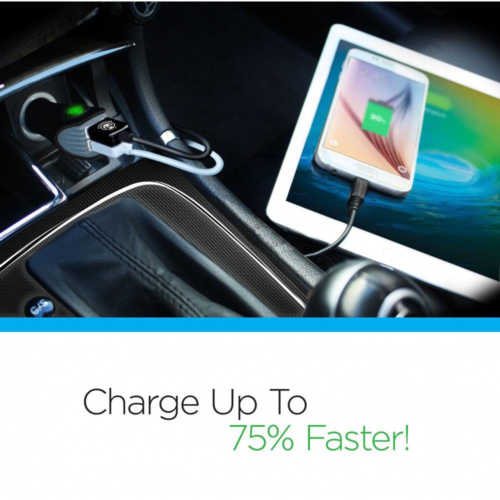 HyperGear Adaptive Dual USB Rapid Charger with Micro-USB Cable