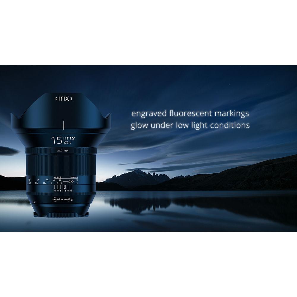 IRIX 15mm f 2.4 Blackstone Lens for Pentax K