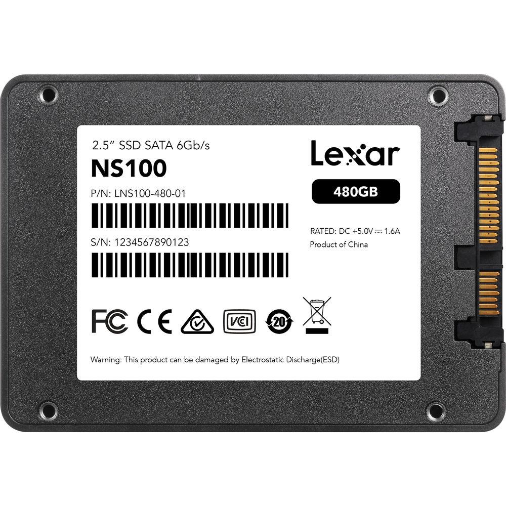 Lexar 480GB NS100 2.5" SATA III Internal SSD
