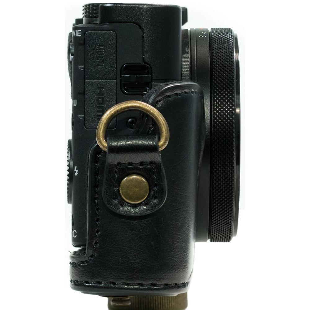 MegaGear Ever Ready PU Leather Camera Case and Strap for Sony Cyber-shot DSC-RX100 VI, V, IV