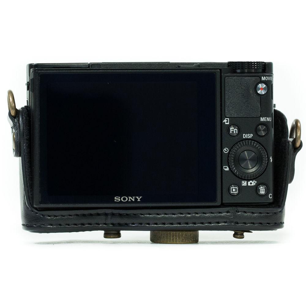 MegaGear Ever Ready PU Leather Camera Case and Strap for Sony Cyber-shot DSC-RX100 VI, V, IV