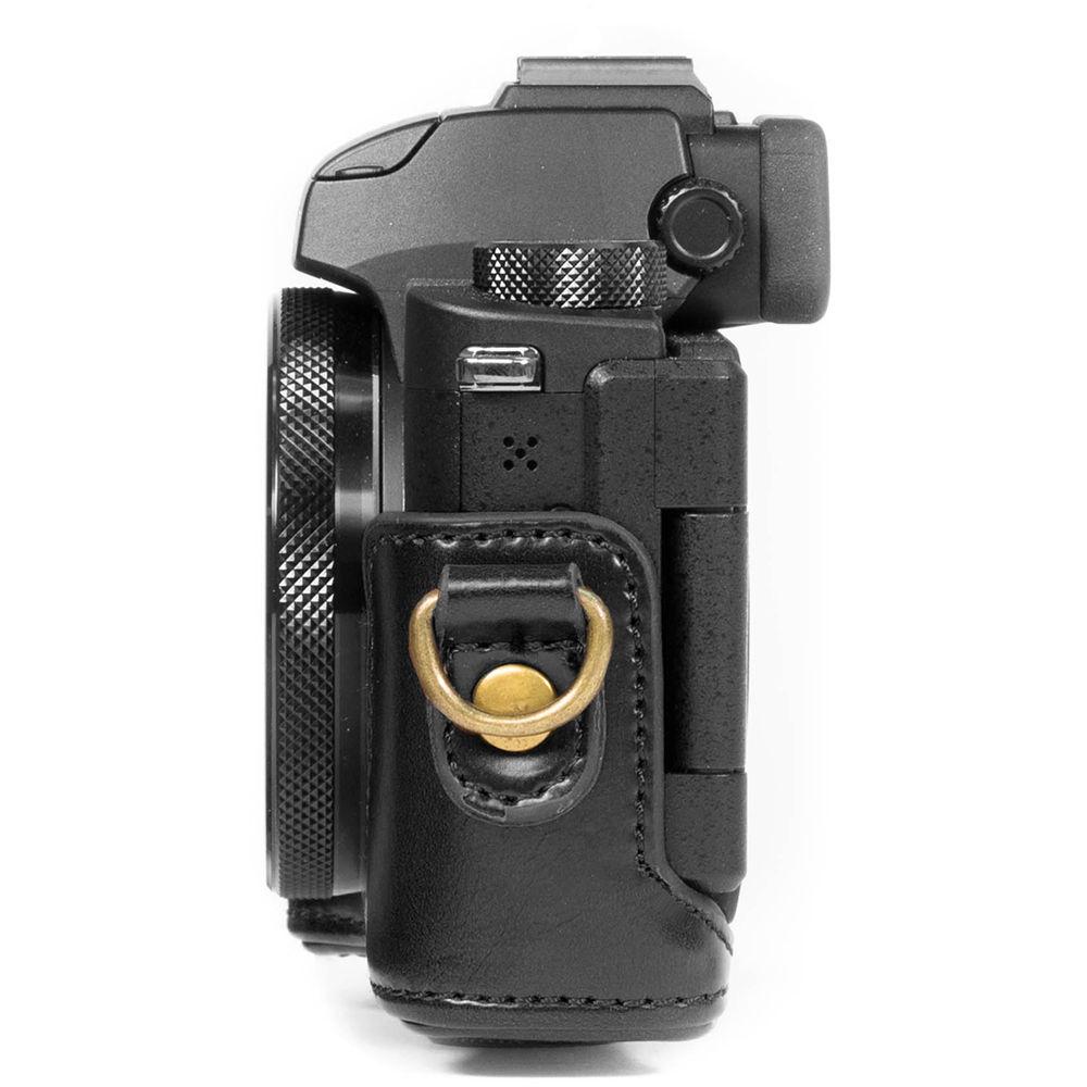 MegaGear Leather Camera Case with Strap for Canon PowerShot G5 X