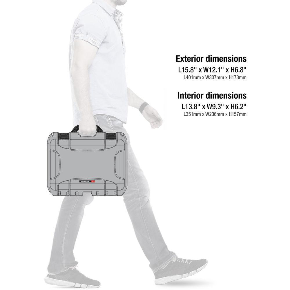 Nanuk 915 Waterproof Hard Case with Insert for DJI Mavic Air Fly More Combo