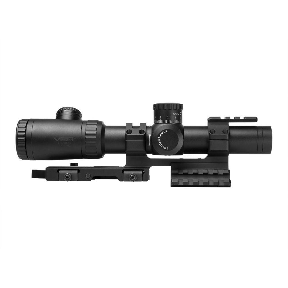 NcSTAR 1.1-4x24 Evolution Series Riflescope with SPR Mount Combo