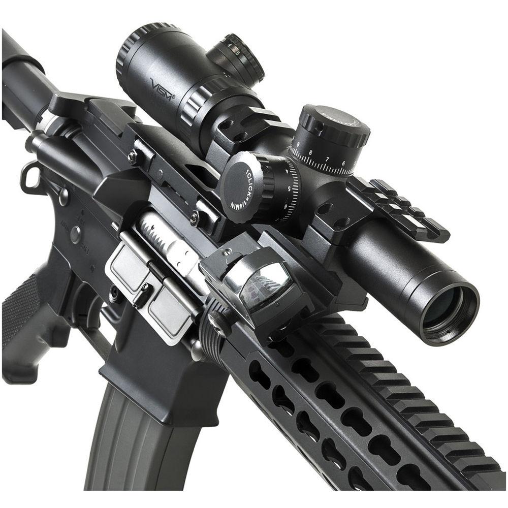 NcSTAR 1.1-4x24 Evolution Series Riflescope with SPR Mount Combo