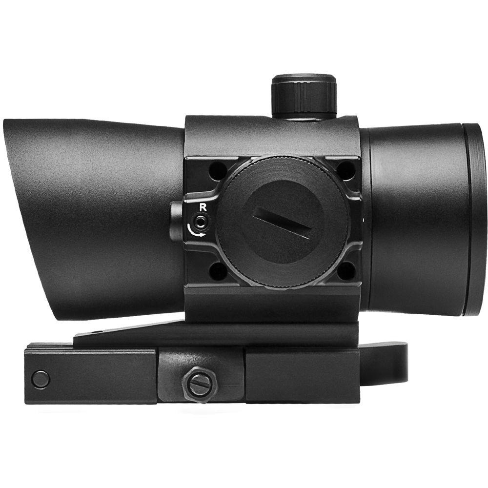 NcSTAR 1x40 Red Dot Sight with Red Laser & Quick Release Mount