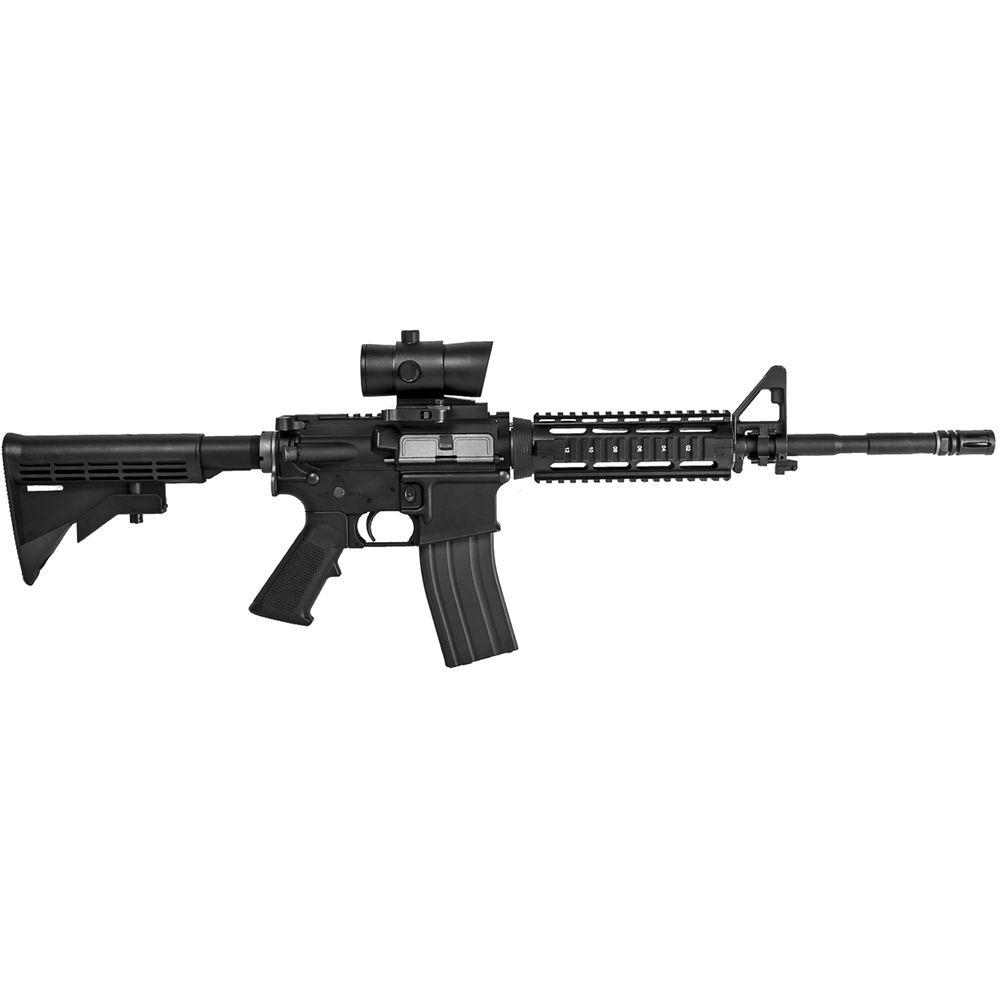 NcSTAR 1x40 Red Dot Sight with Red Laser & Quick Release Mount