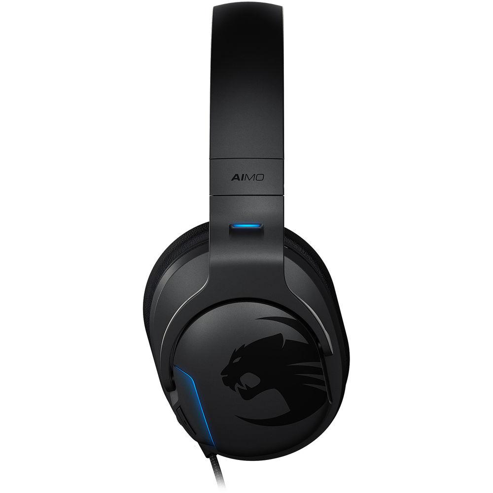 ROCCAT Khan AIMO Virtual 7.1-Channel Surround RGB Over-Ear Gaming Headset