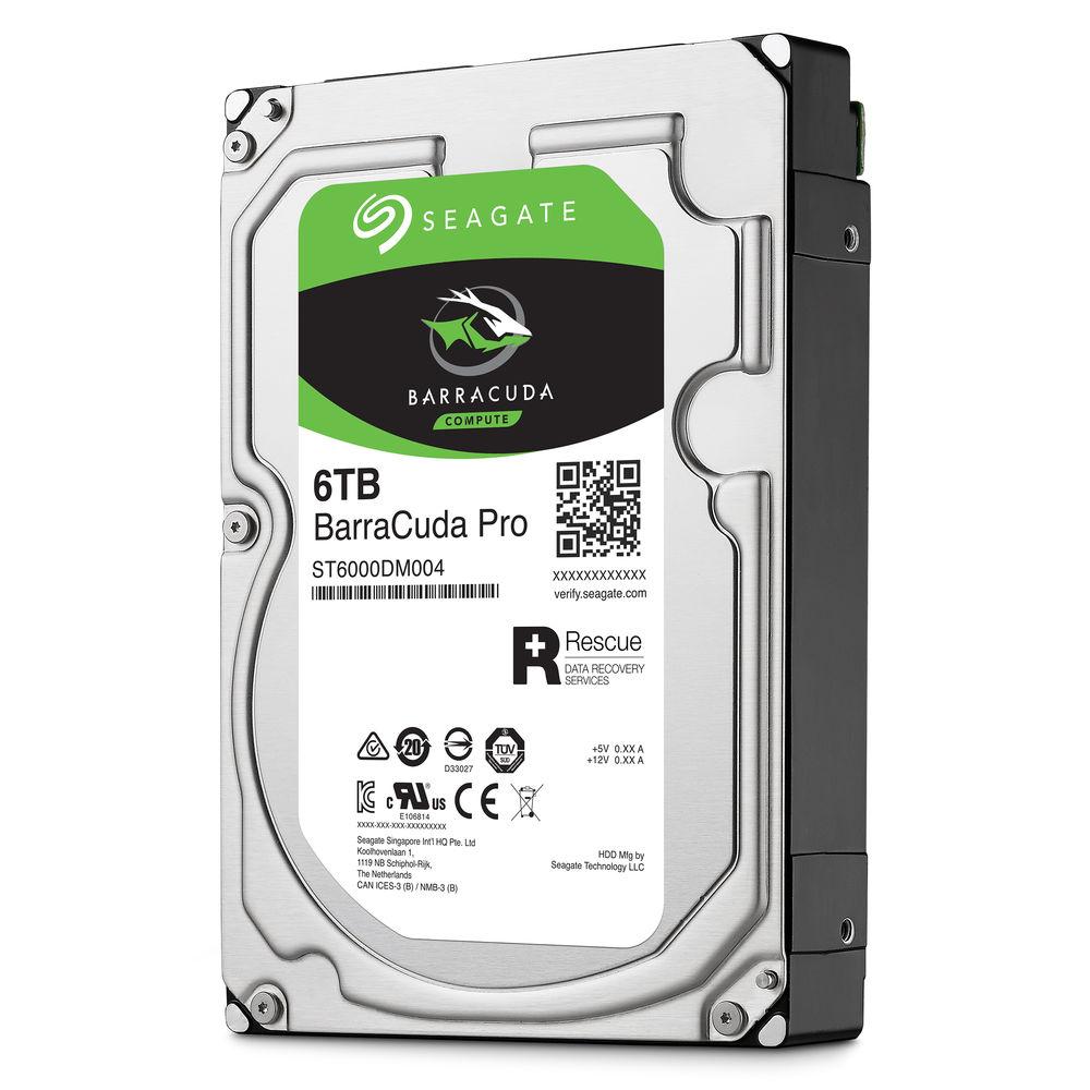 Seagate 6TB BarraCuda Pro 7200 rpm SATA III 3.5" Internal HDD