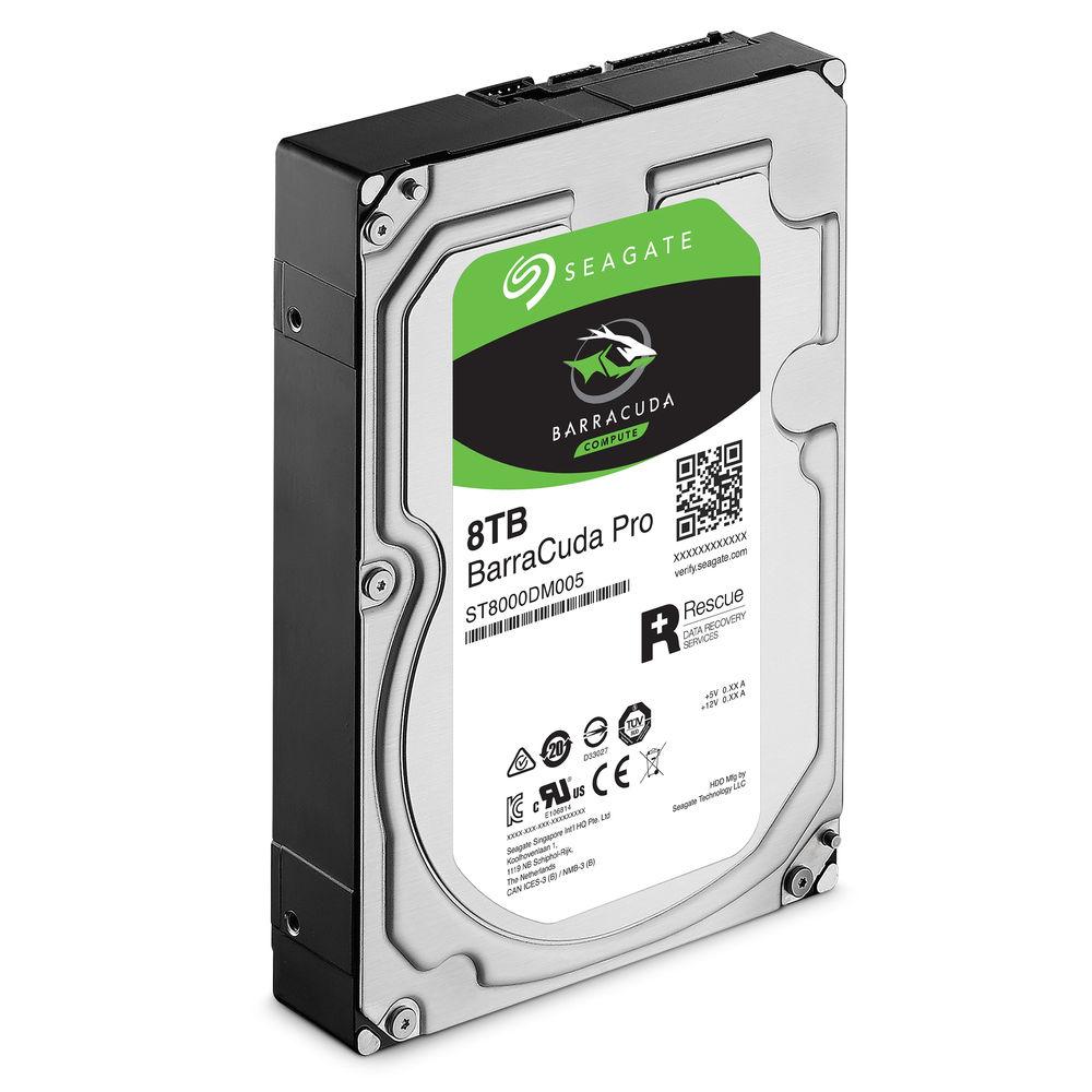 Seagate 8TB BarraCuda Pro 7200 rpm SATA III 3.5" Internal HDD