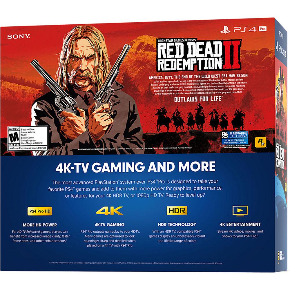Sony Red Dead Redemption 2 PlayStation 4 Pro Bundle, Sony, Red, Dead, Redemption, 2, PlayStation, 4, Pro, Bundle