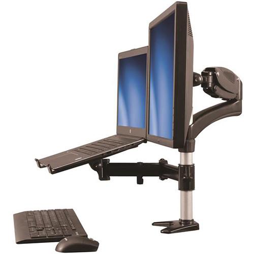 StarTech Single-Monitor Arm with Laptop Stand & One-Touch Height Adjustment