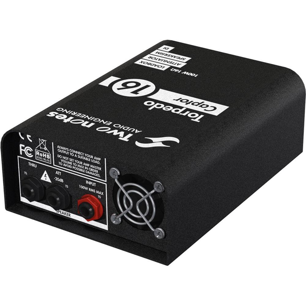 Two Notes Torpedo Captor Loadbox and Amplifier DI, Two, Notes, Torpedo, Captor, Loadbox, Amplifier, DI