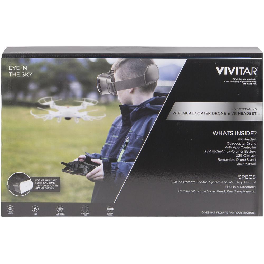 Vivitar DRC125 Drone with VR Goggles