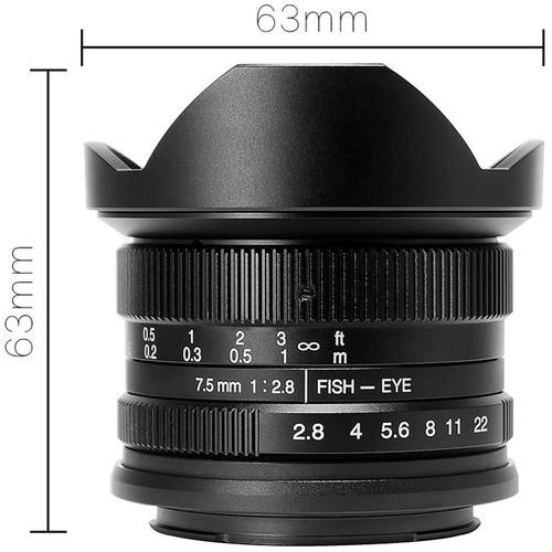7artisans Photoelectric 7.5mm f 2.8 Fisheye Lens for Micro Four Thirds