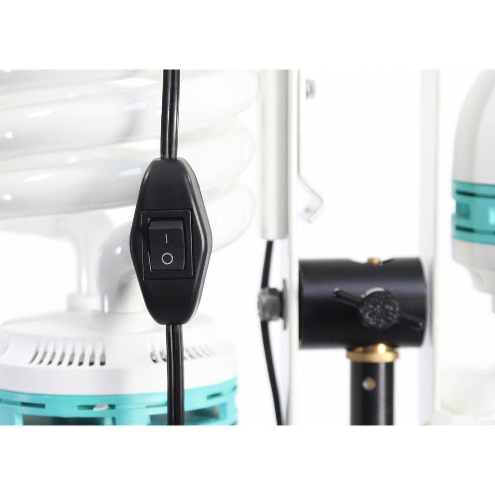 ALZO 200 CFL Umbrella Softbox Light Kit with Stand