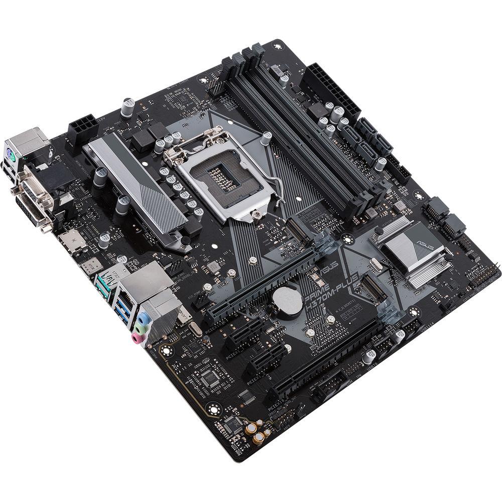 ASUS Prime H370M-Plus CSM LGA 1151 Micro-ATX Motherboard