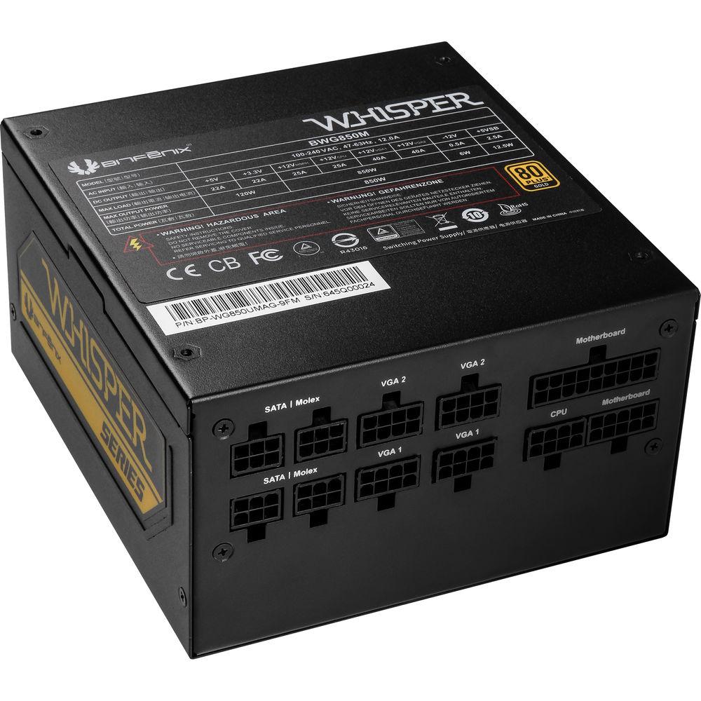 BitFenix Whisper 850W 80 Plus Gold Modular Power Supply