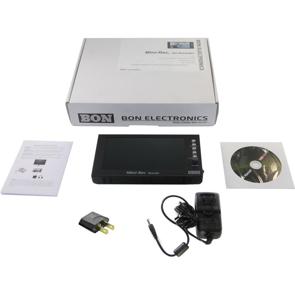 Bon Mini-Rec 7" Recorder & Monitor with USB Storage