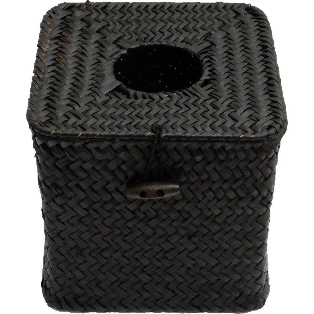 Bush Baby Wicker Tissue Box with 1080p Covert Camera