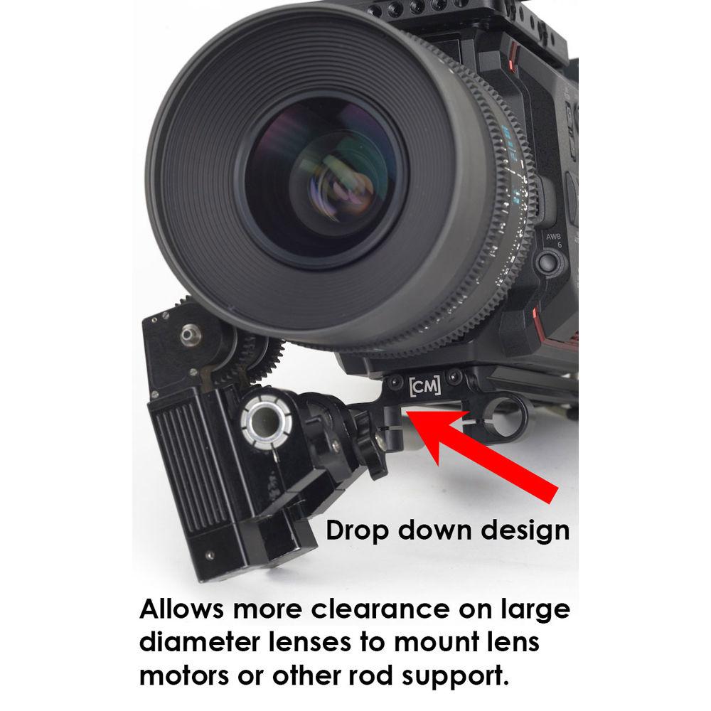 CineMilled 15mm Rod Support for Ronin and MōVI Dovetails