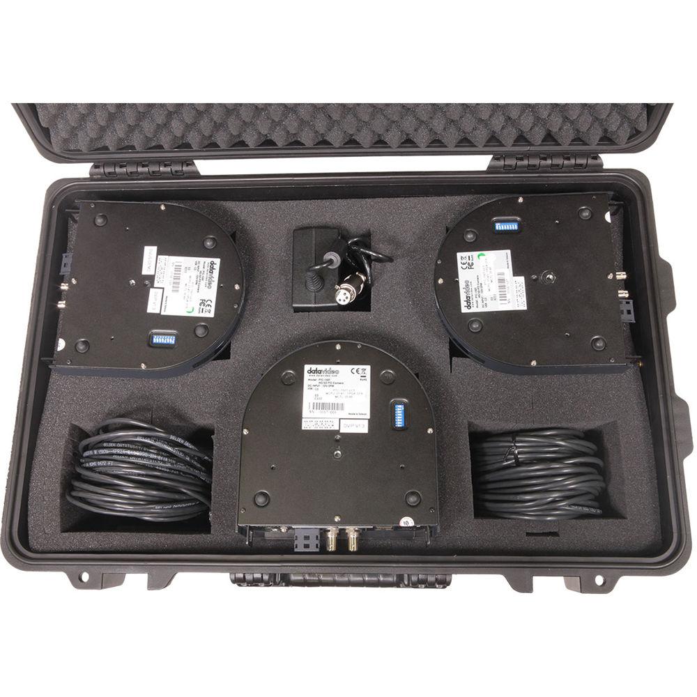 Datavideo 3-PTZ Camera and HDBaseT Switcher Kit