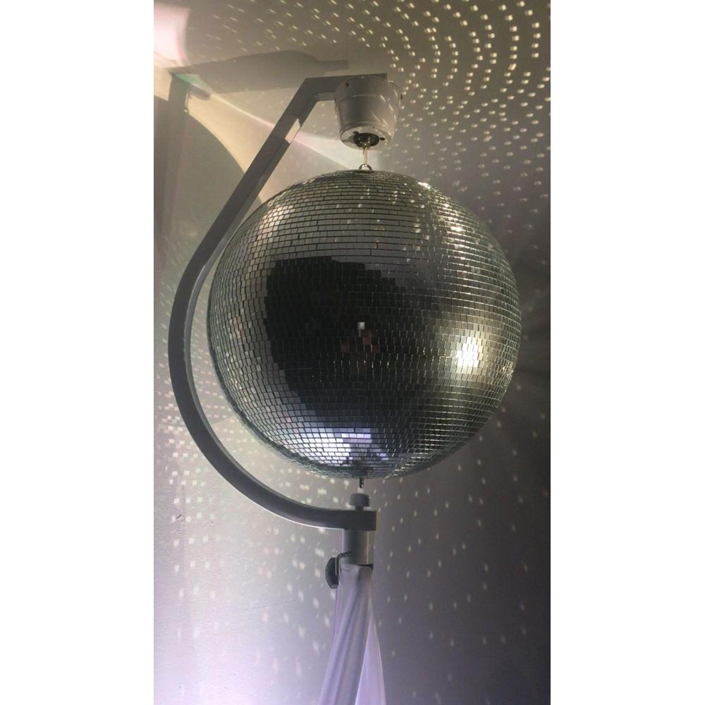Eliminator Lighting Decor Mirror Ball Stand with Motor