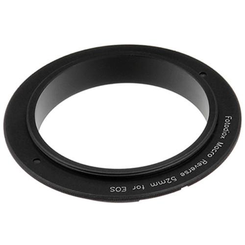 FotodioX 52mm Reverse Mount Macro Adapter Ring for Canon EF-Mount Cameras