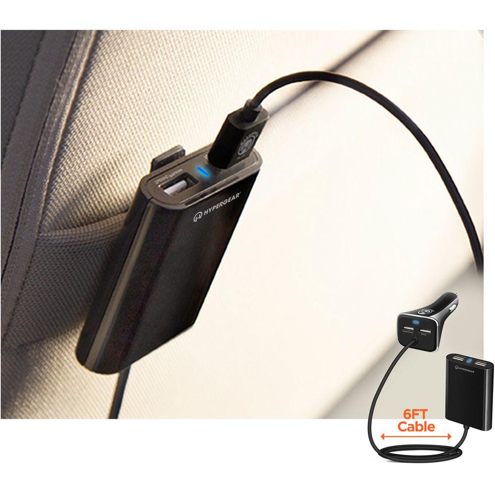 HyperGear 4-Port USB 8.2A Road Runner Car Charger