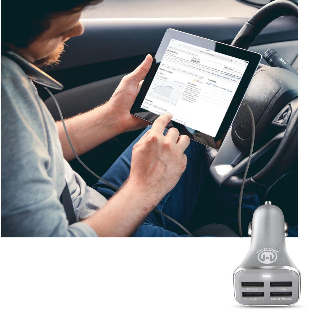 HyperGear 4-Port USB Car Charger
