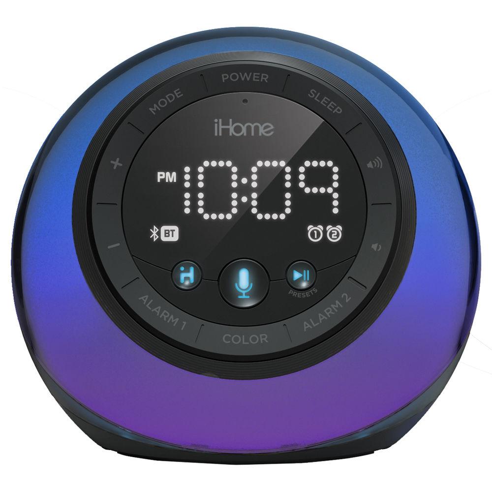 iHome iBT297 Color-Changing Bluetooth Clock Radio