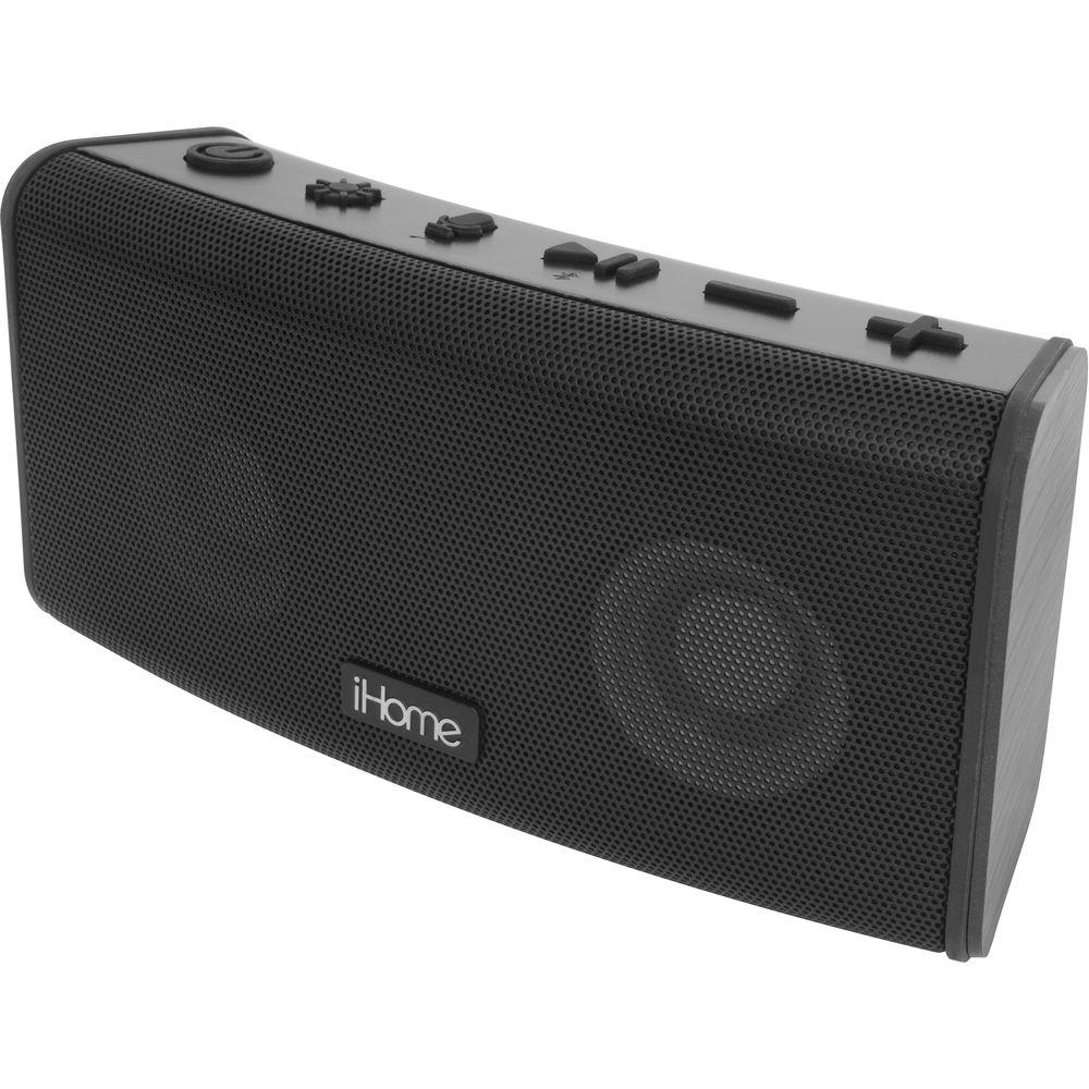 iHome iBT588B Rechargeable Waterproof Bluetooth Color Changing Speaker