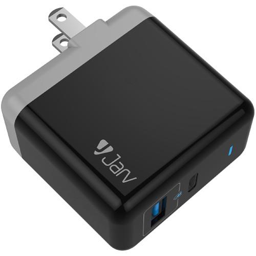 JarvMobile 3A Dual Port USB Type-C Smart Charger