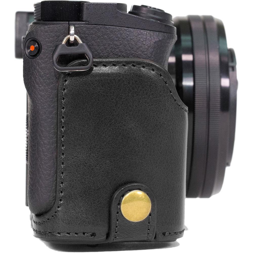 MegaGear MG987 Ever Ready Leather Case with Bottom Opening for Sony a5100 ILCE-5100