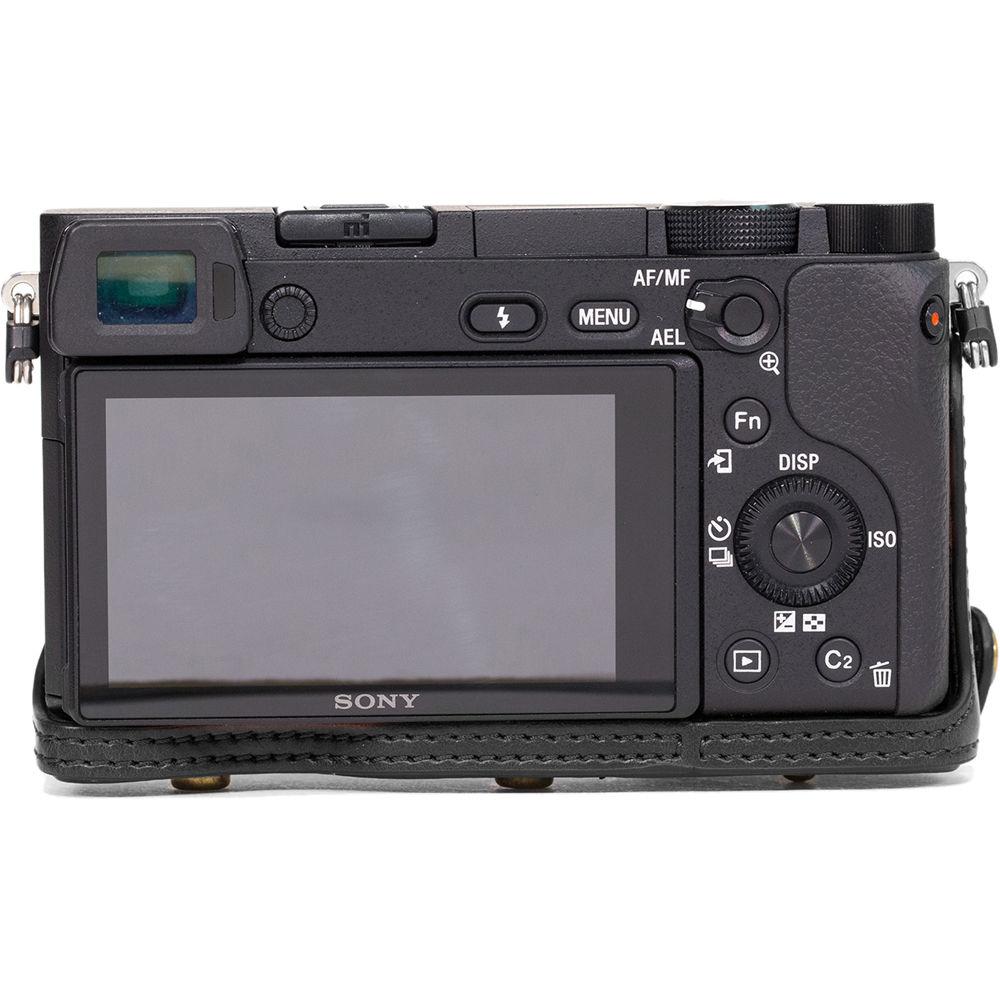MegaGear MG987 Ever Ready Leather Case with Bottom Opening for Sony a5100 ILCE-5100