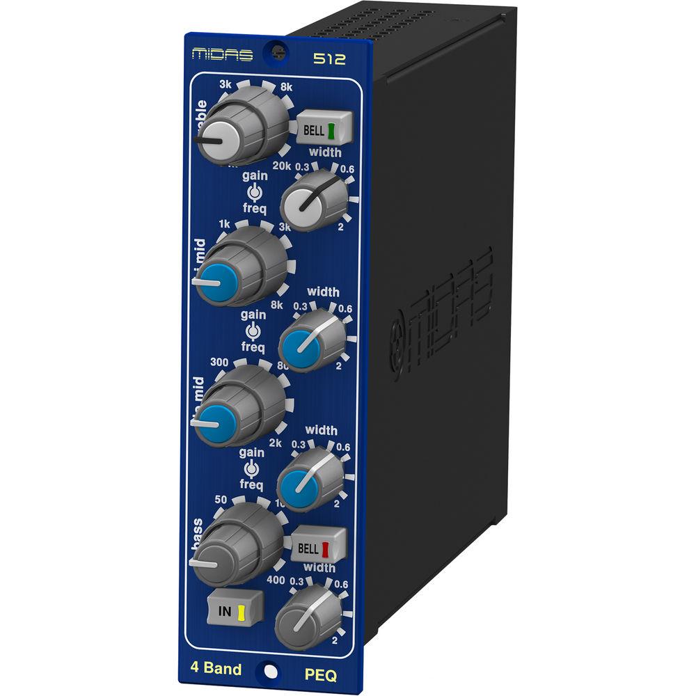 Midas 512 Four-Band Parametric Equalizer Based on Heritage 3000 Console