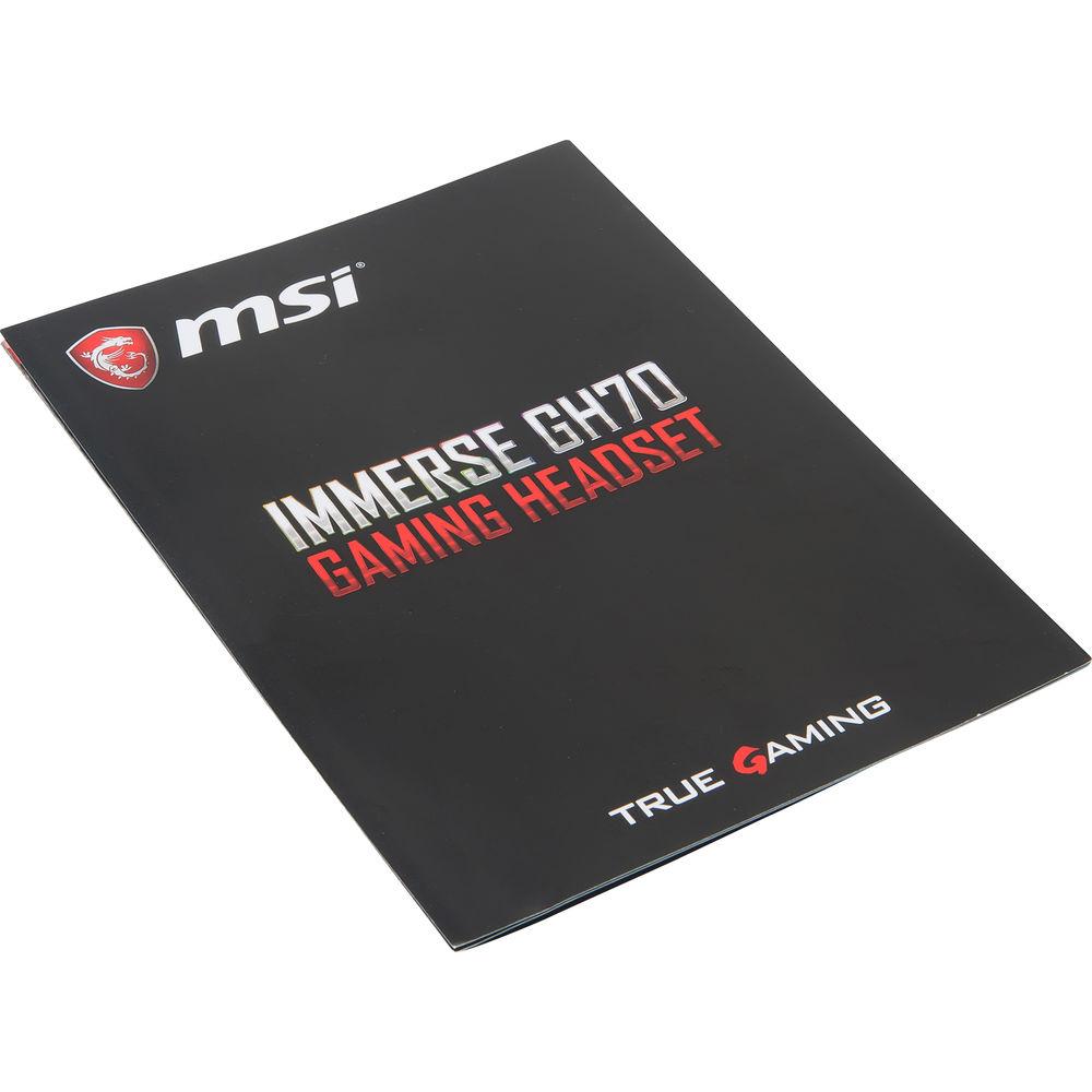 MSI Immerse GH70 Gaming Headset