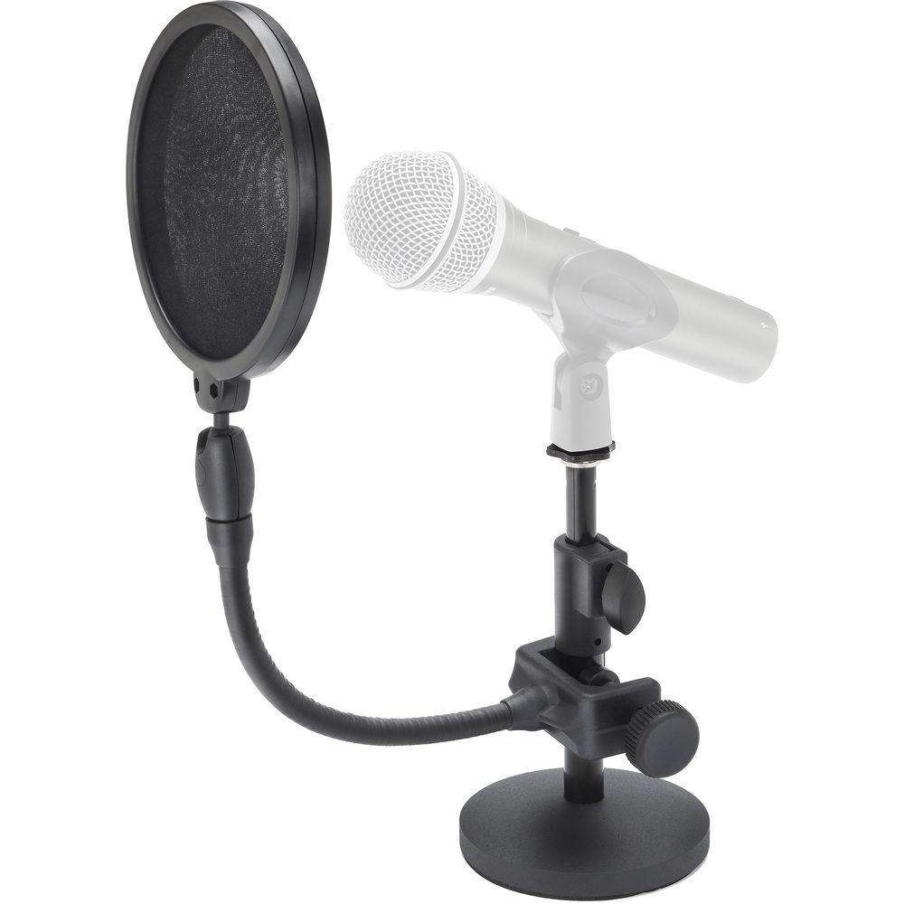 Samson MD2 PS05 Desktop Mic Stand & Pop Filter Bundle