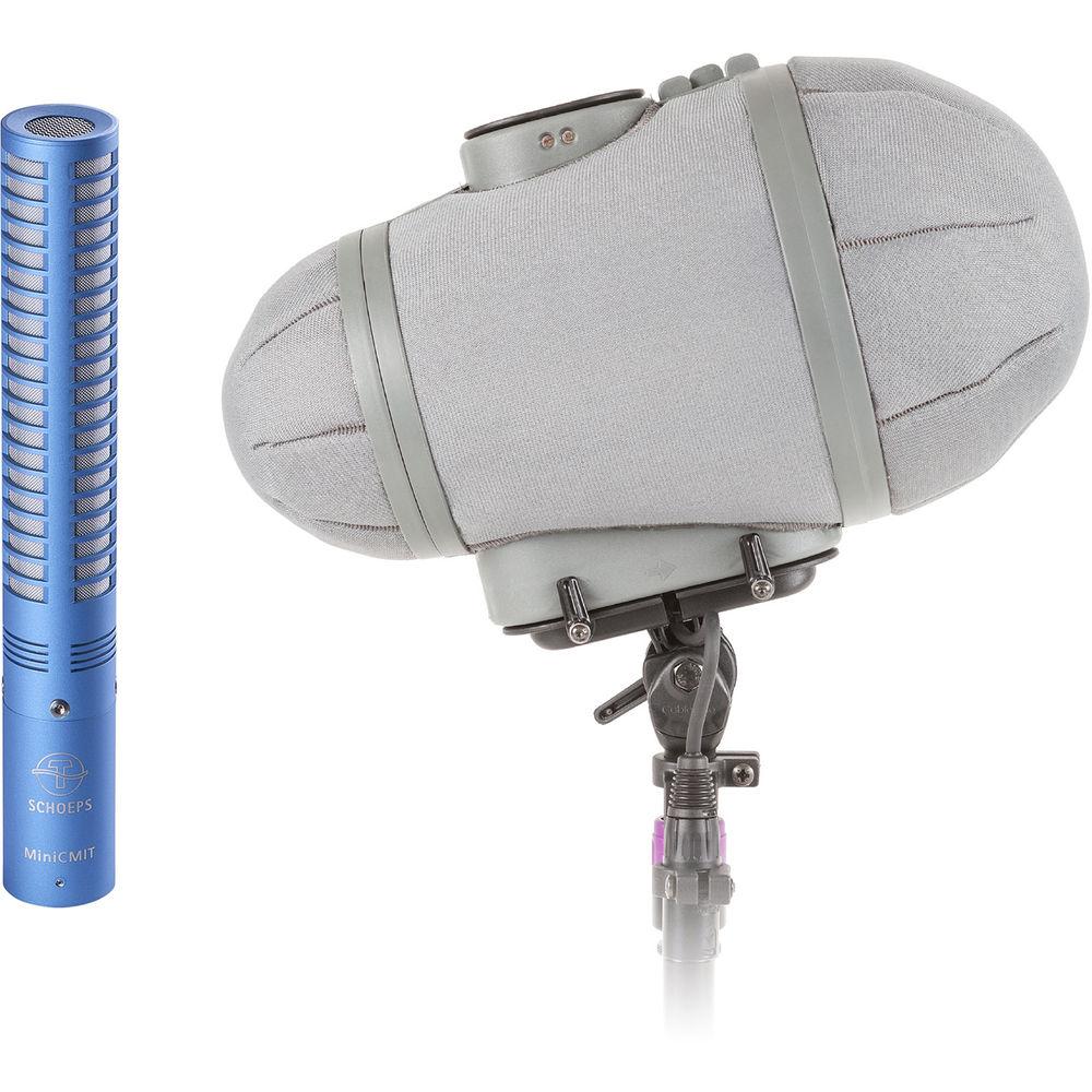Schoeps MiniCMIT CWS Set Miniature Shotgun Microphone and Cyclone Windshield