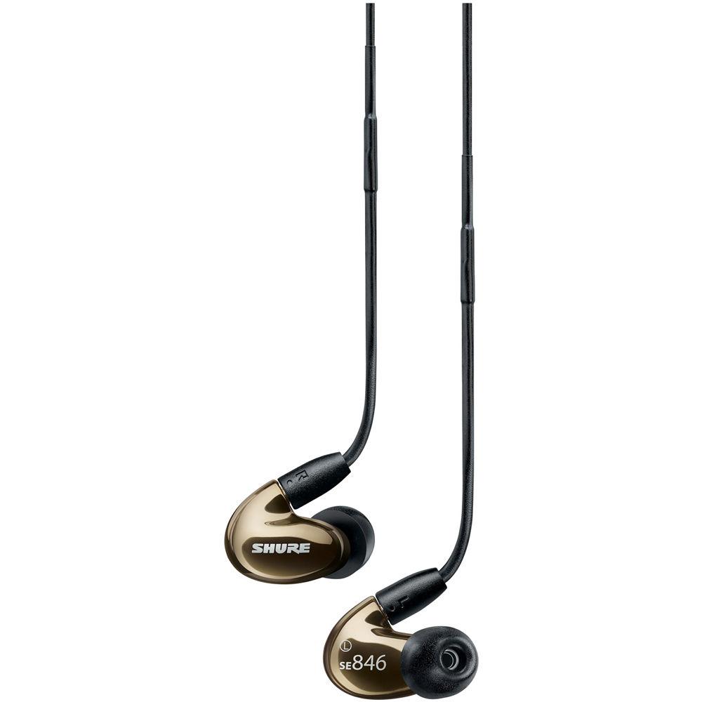 Shure SE846 Sound-Isolating Earphones with Bluetooth and Wired Accessory Cables