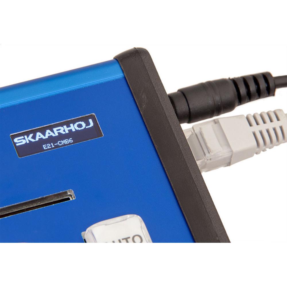 SKAARHOJ E21-CMB6 MII Pocket Controller with Optional PoE