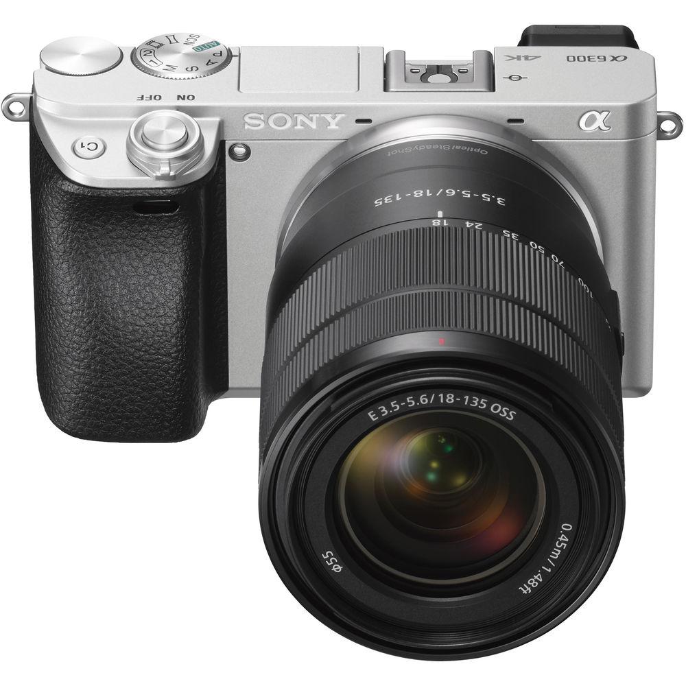 Sony Alpha a6300 Mirrorless Digital Camera with 18-135mm Lens