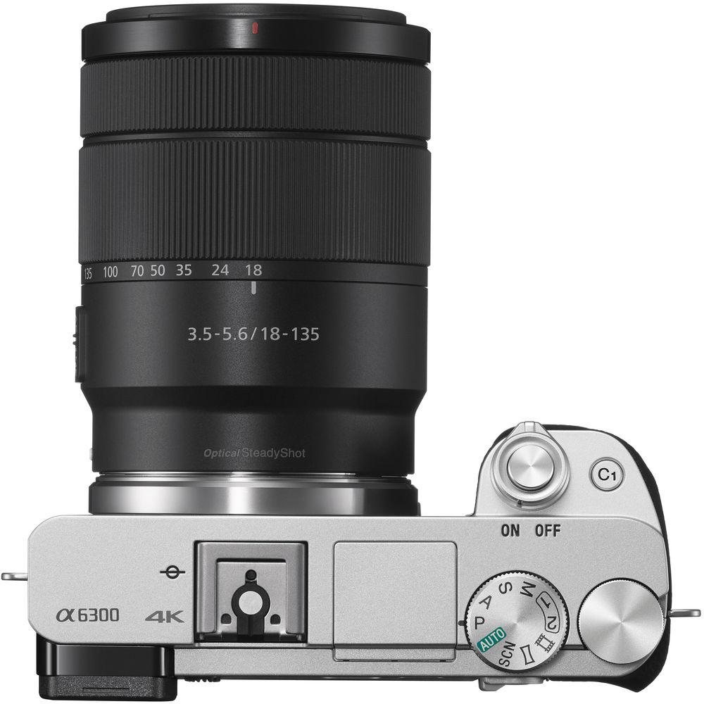 Sony Alpha a6300 Mirrorless Digital Camera with 18-135mm Lens