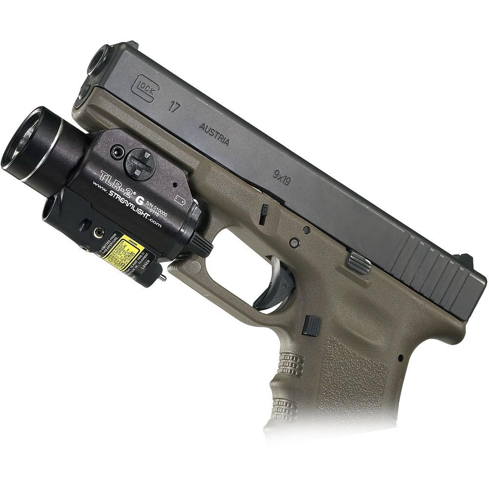 Streamlight TLR-2 G Strobing Rail-Mounted Tactical Light with Green Laser