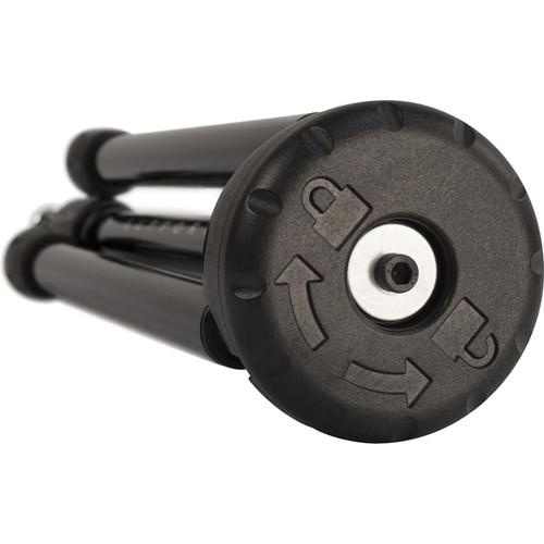 Ultimate Support PRO-R-T-SHORT-F Pro Series R Mic Stand with 1 4-Turn Clutch, Plastic Tripod Base Short Height Fixed Boom