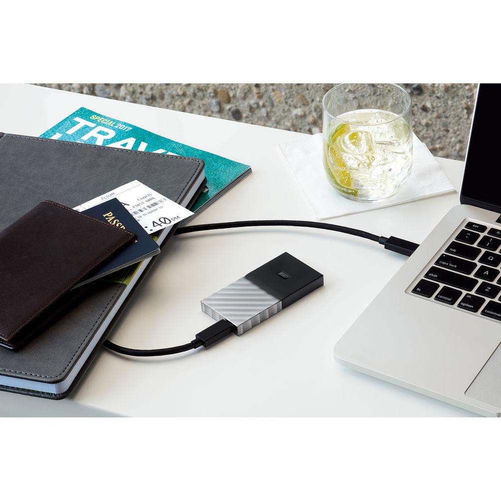 WD 512GB My Passport USB 3.1 Type-C External Solid State Drive