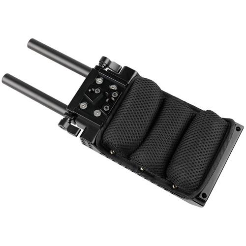 CAMVATE ARRI Dovetail QR Baseplate with 15mm Double-Rod for Sony VCT-U14 Tripod Adapter