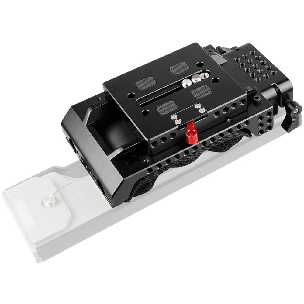 CAMVATE ARRI Dovetail QR Baseplate with 15mm Double-Rod for Sony VCT-U14 Tripod Adapter