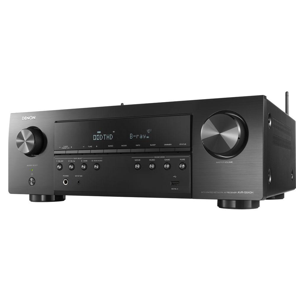 Denon AVR-S640H 5.2-Channel Network A V Receiver