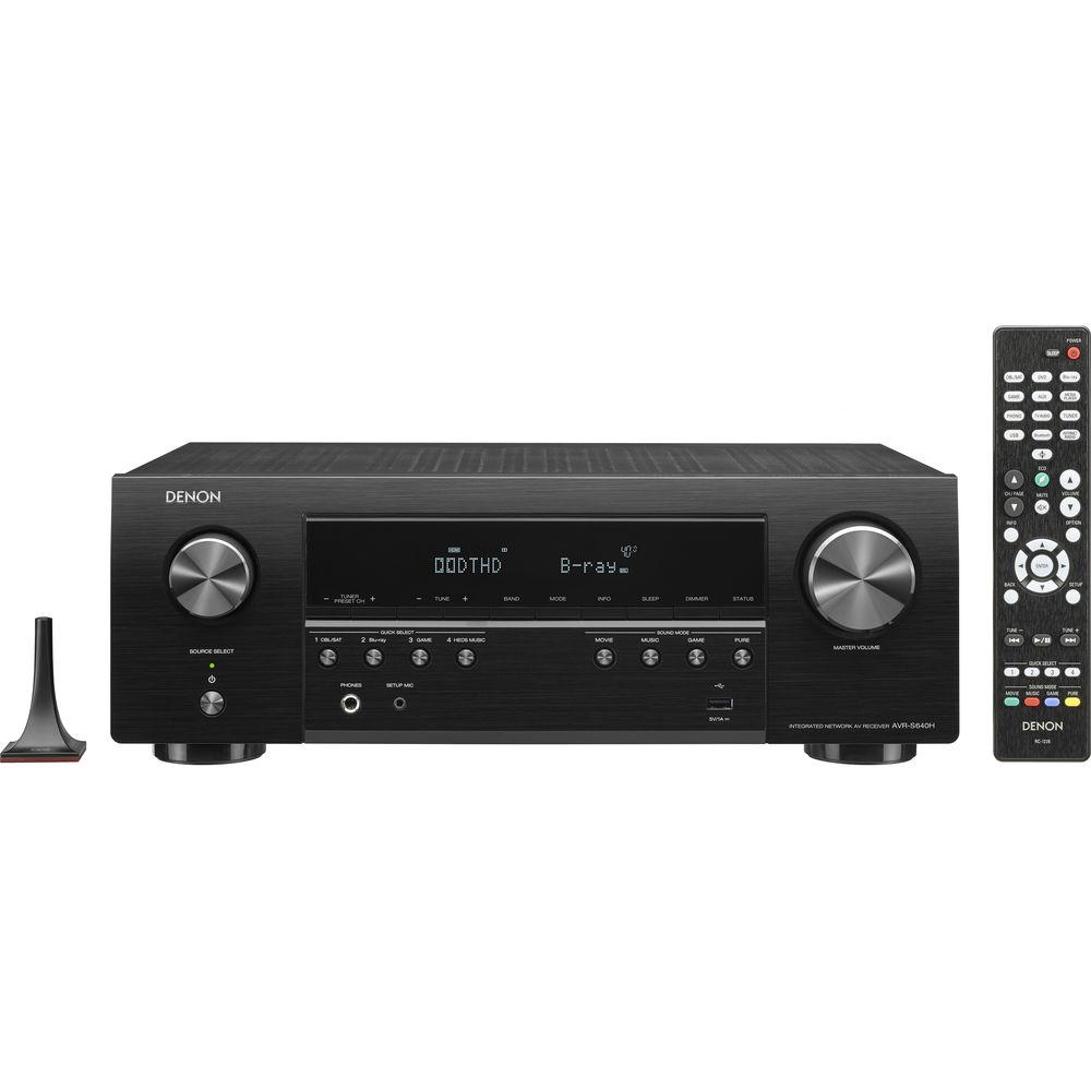 Denon AVR-S640H 5.2-Channel Network A V Receiver